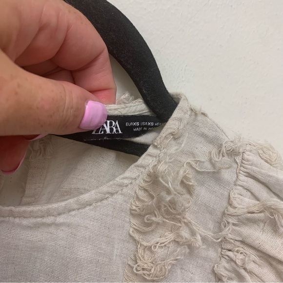 Zara Voluminous Fringe Blouse - Picture 10 of 14